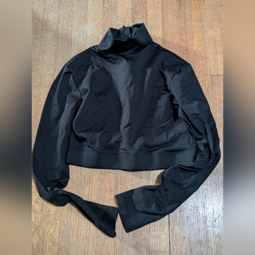 Body Wrappers Black Long Sleeve Top